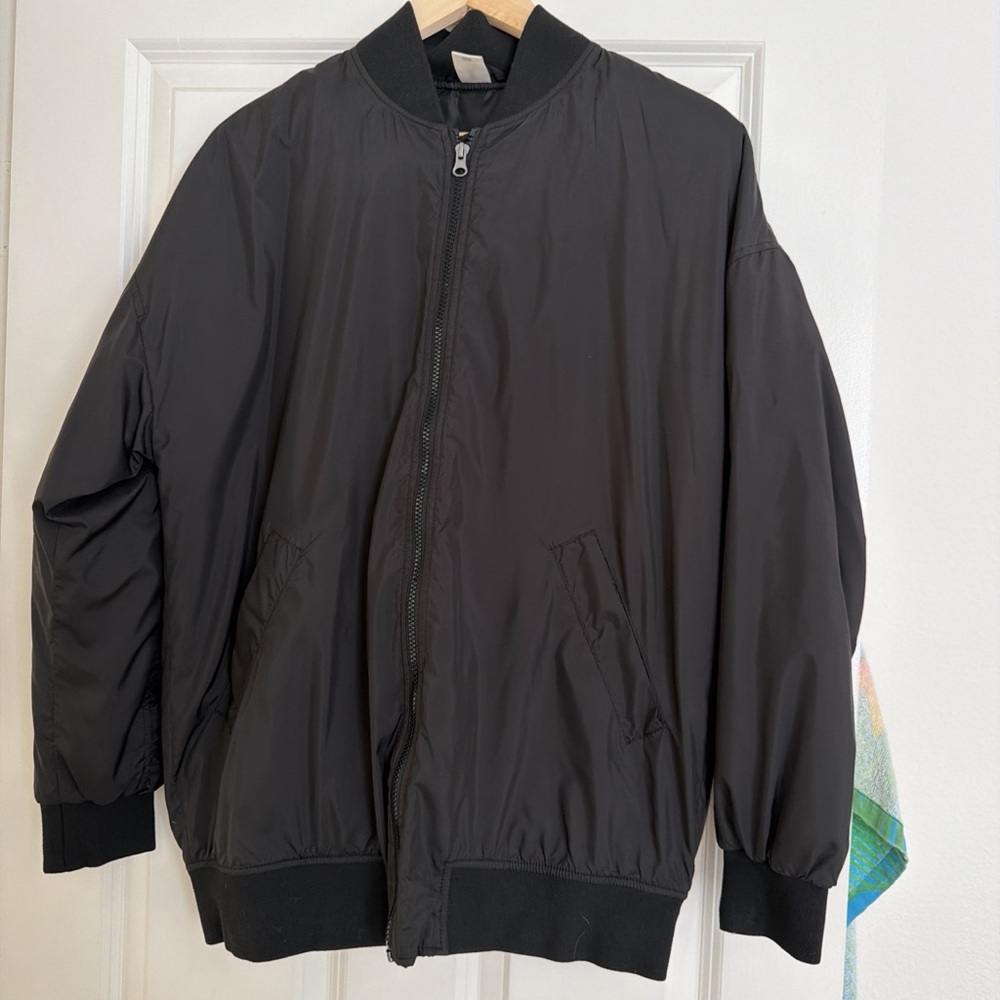 Black women oversized Jacket - Classic Lightweight Coat